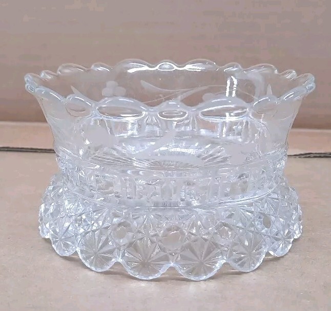 Vintage Dalzell Brothers & Gilmore Glass EAPG Glass Compote Dish Bowl Vintage Dalzell Brothers & Gilmore Glass EAPG Glass Compote Dish Bowl