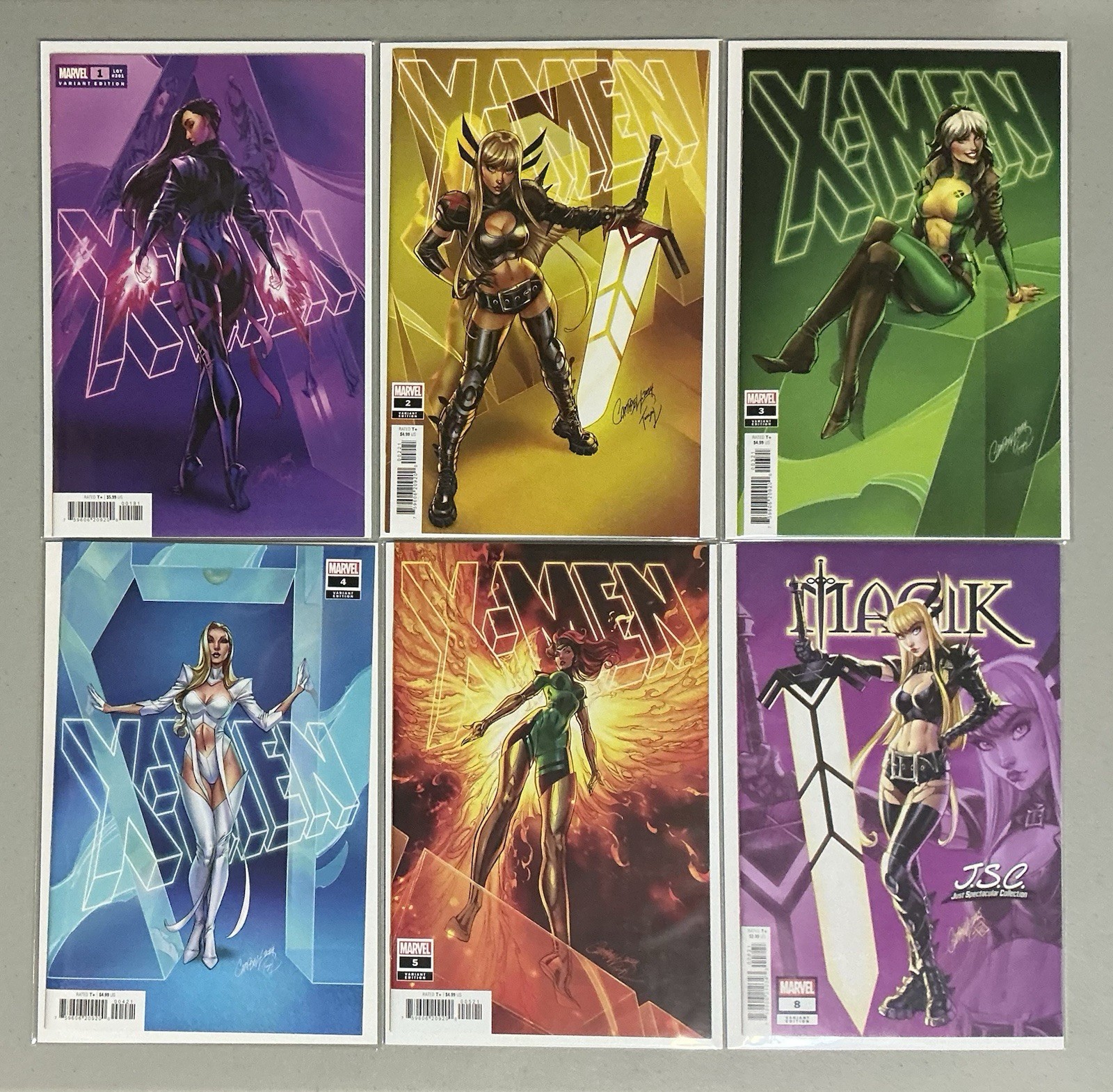🔥Jed MacKay X-Men (2024) #1 2 3 4 5 8🔥NM+(9.4-9.8)🔥J.Scott Campbell Variants 🔥Jed MacKay X-Men (2024) #1 2 3 4 5 8🔥NM+(9.4-9.8)🔥J.Scott Campbell Variants