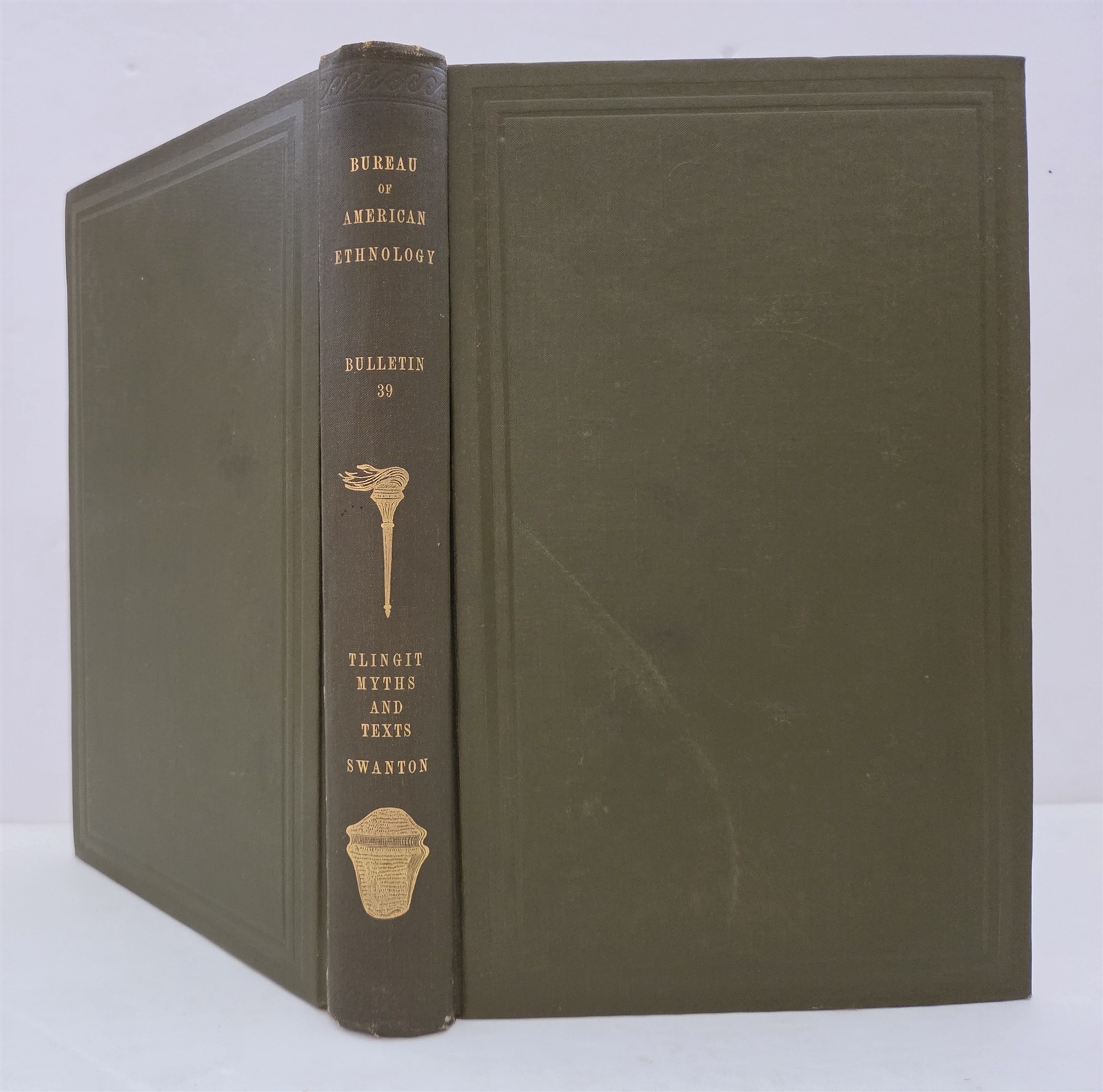 1909 antique TLINGIT MYTHS and TEXTS NATIVE AMERICAN INDIAN Alaska Swanton BOOK
