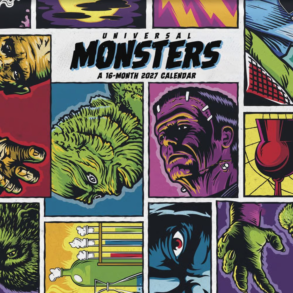 Trends International,  Universal Monsters 2027 Wall Calendar