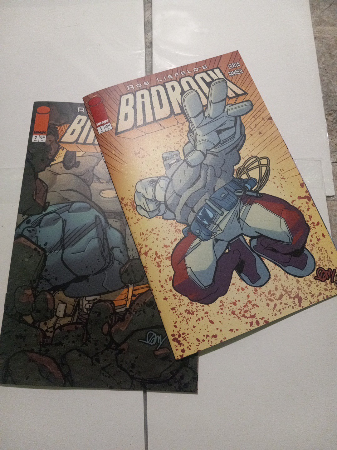 Badrock Issue #1 And #2 Both Cvr A.  Both 1st Print.  Both Bagged And Board.