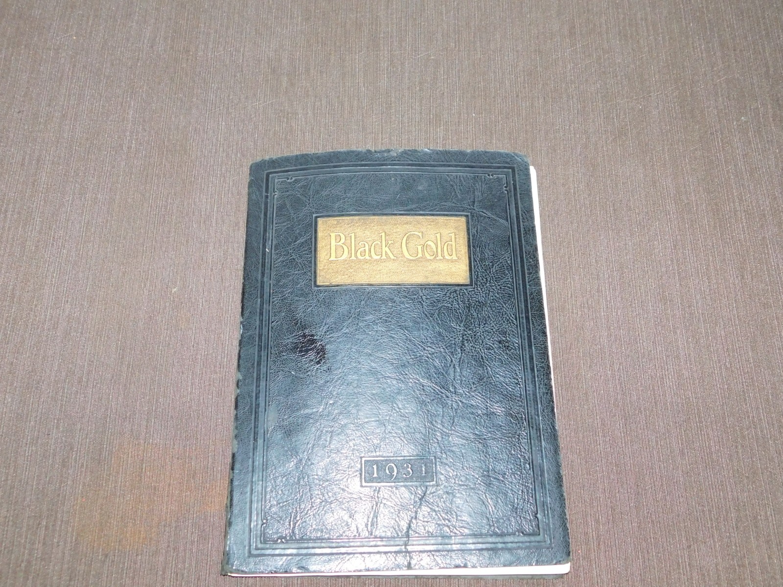 VINTAGE CANAJOHARIE HIGH SCHOOL NY YEARBOOK 1931 BLACK GOLD
