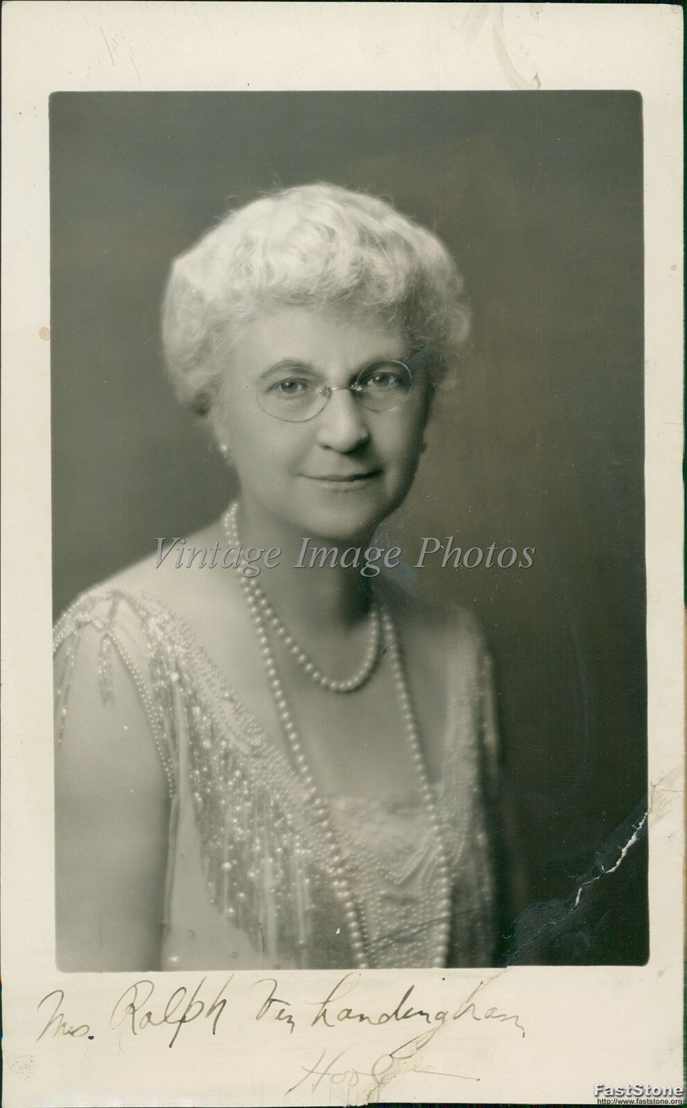 1929 Mrs Ralph Vanlandingham Charlotte Nc D A R Official Organizations Photo 5x7