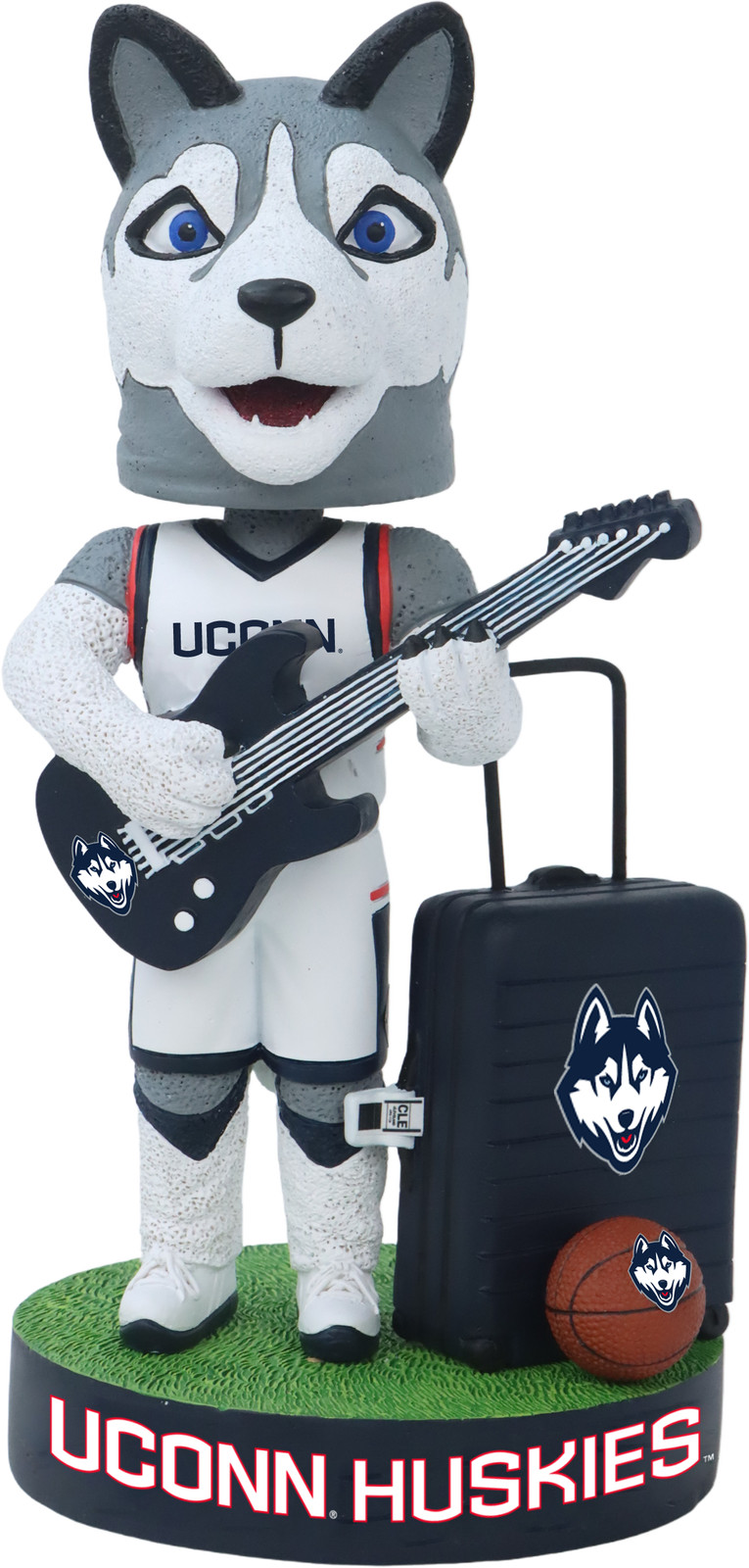 Jonathan The Husky UConn Huskies Heading To Cleveland Bobblehead NCAA