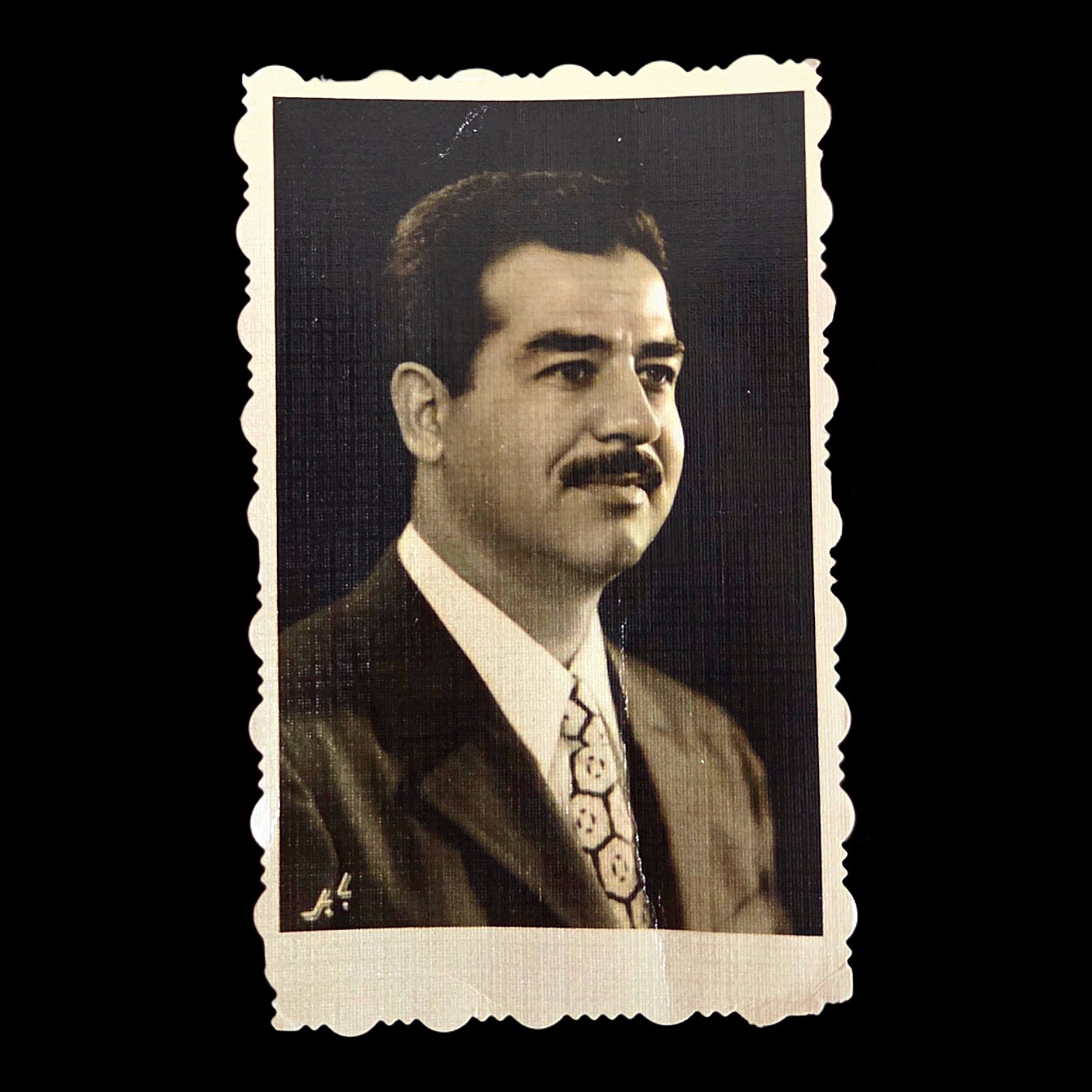 Rare Saddam Hussein Iraq Vintage Photograph Iraqi