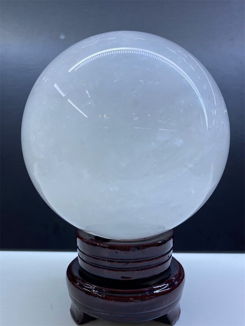 7.98LB Top Natural Clear Quartz Sphere Crystals Reiki Ball Energy Repair Gems