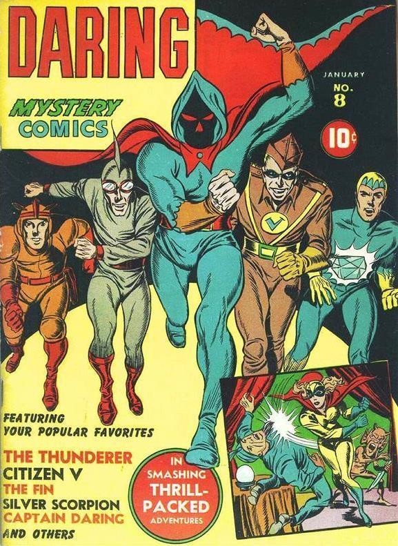 Daring Mystery Comics #8 Photocopy Comic Book