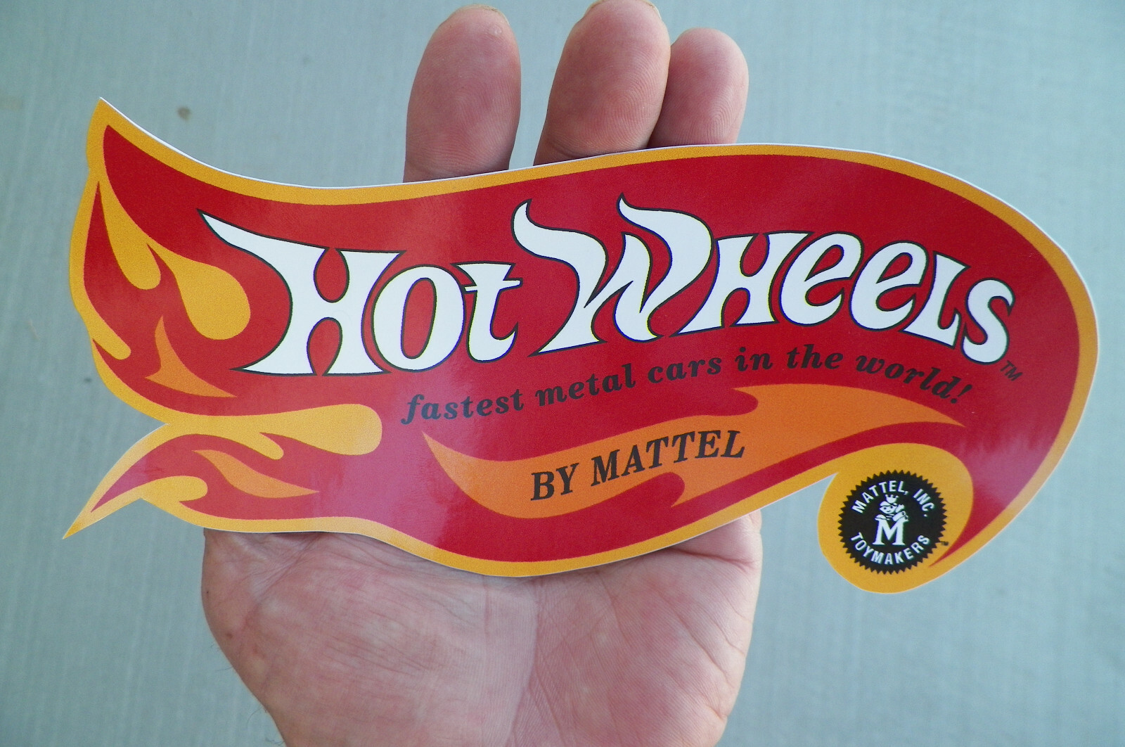 Vintage Style Hot Wheels 1968-1969 Logo Vinyl Sticker
