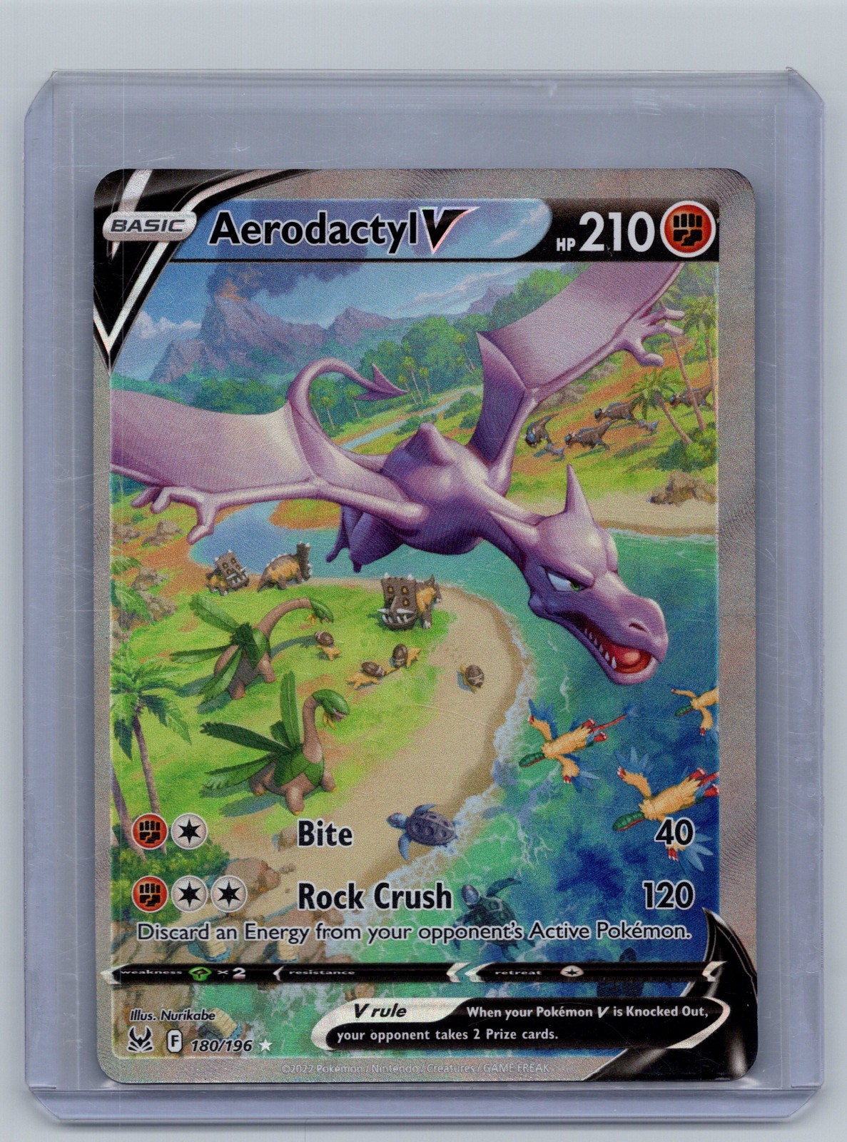(NM) Aerodactyl V 180/196 - Pokemon Lost Origin