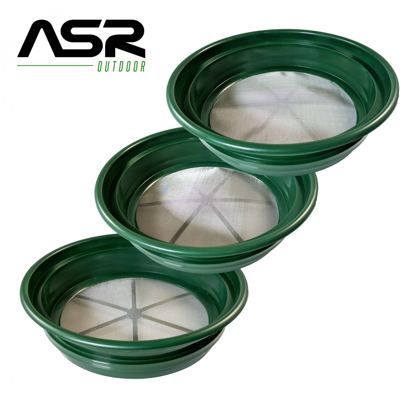 3pc COARSE Classifier Screen Set for Gold Panning Pay Dirt (1/2\