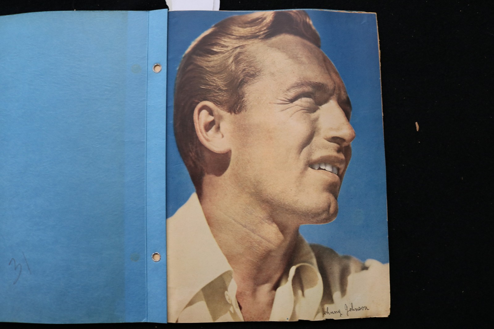 JOHNNY JOHNSTON SCRAPBOOK - E 24960