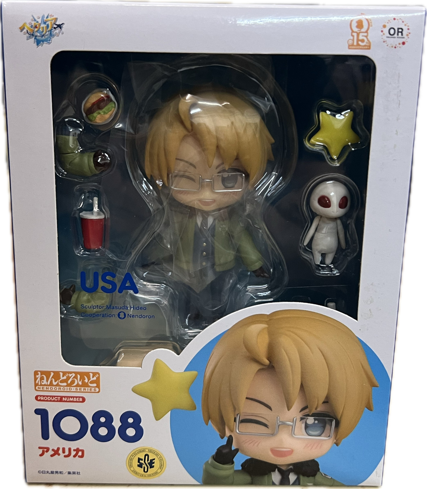 USA (America) Figure Nendoroid 1088 Anime Figure