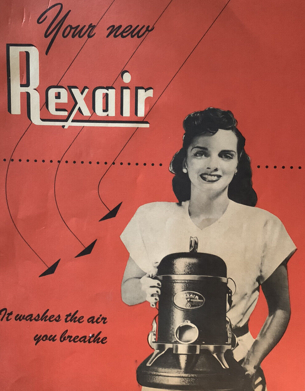 1940’s Model B Rexair Rainbow Vacuum Cleaning System MANUAL
