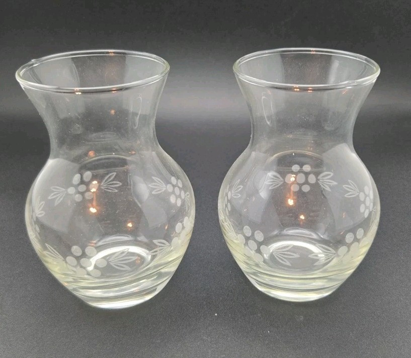 NEW Stylesetter St. Paulo Bud Vase Set of two Crystal 4\