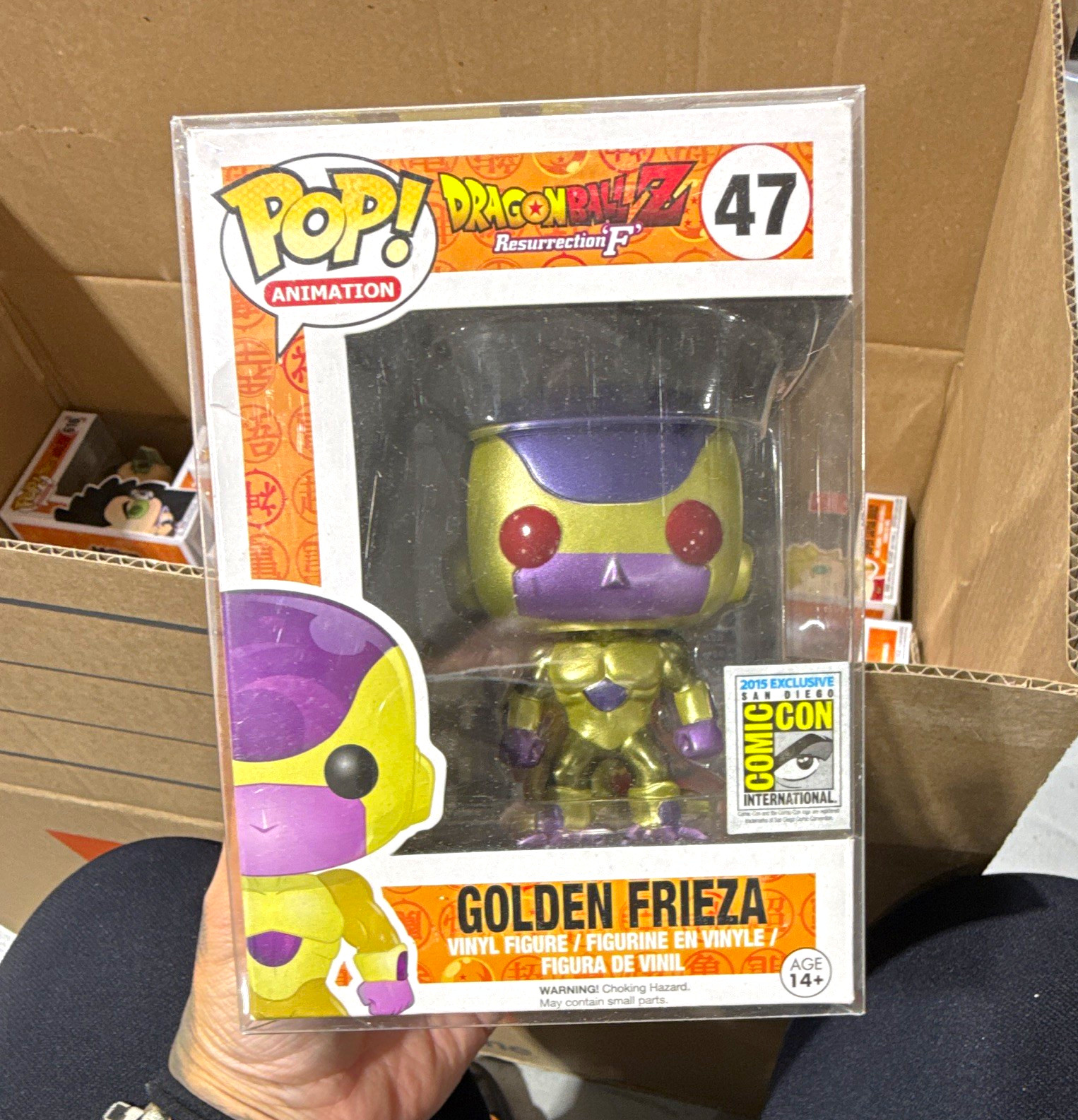 Funko Pop Animation Dragon Ball Z Golden Frieza SDCC Exclusive #47 2015