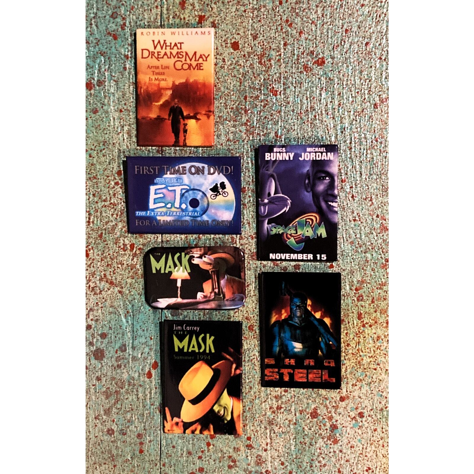 Original 1990s Science Fiction Movie Promotional Pinback Collection