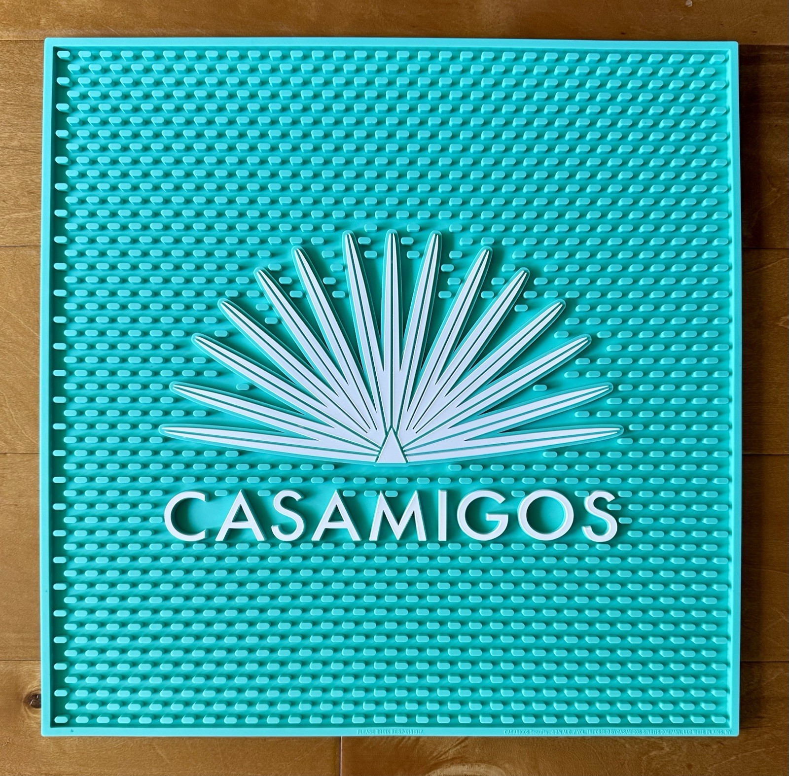 Casamigos Tequila Rubber Service Wait Station Large Square Spill Bar Mat **NEW**