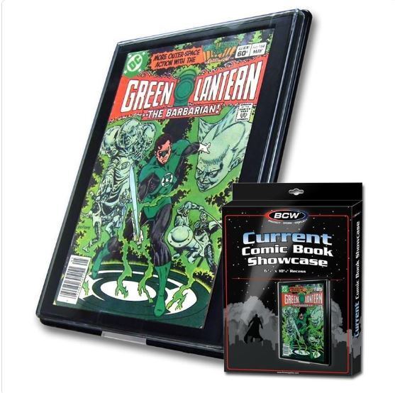 BCW Comic Book Showcase - Framed Display Case - Hangs On Wall - Current Size