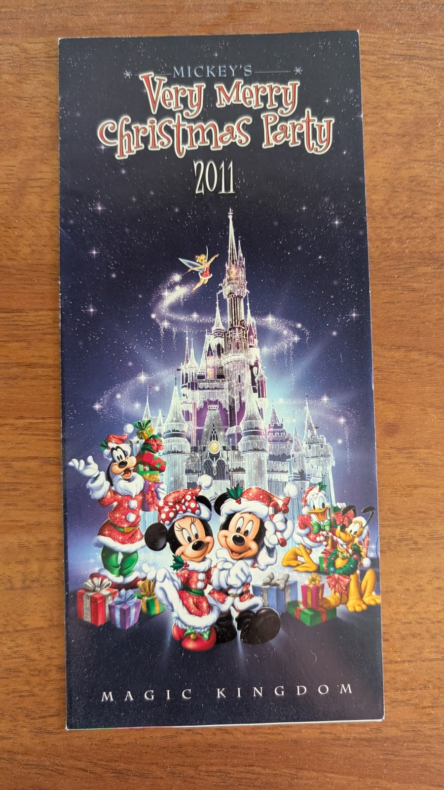 Mickey's Very Merry Christmas Party 2011 Magic Kingdom Guidemap