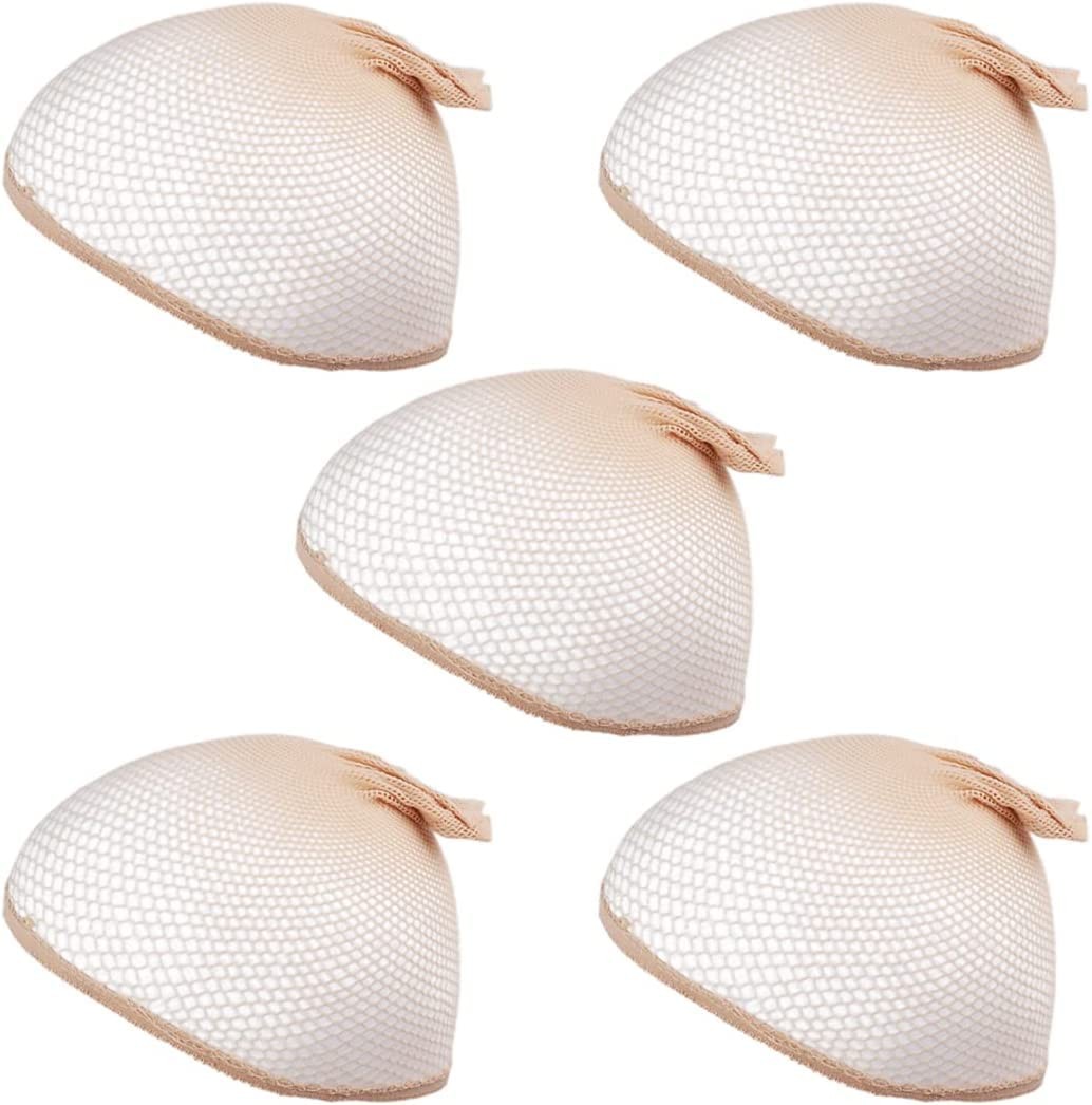 Ordercos 5-Pack Wig Nets/Hair Nets, Skin Tone, Cylindrical, One Size Fits All, _