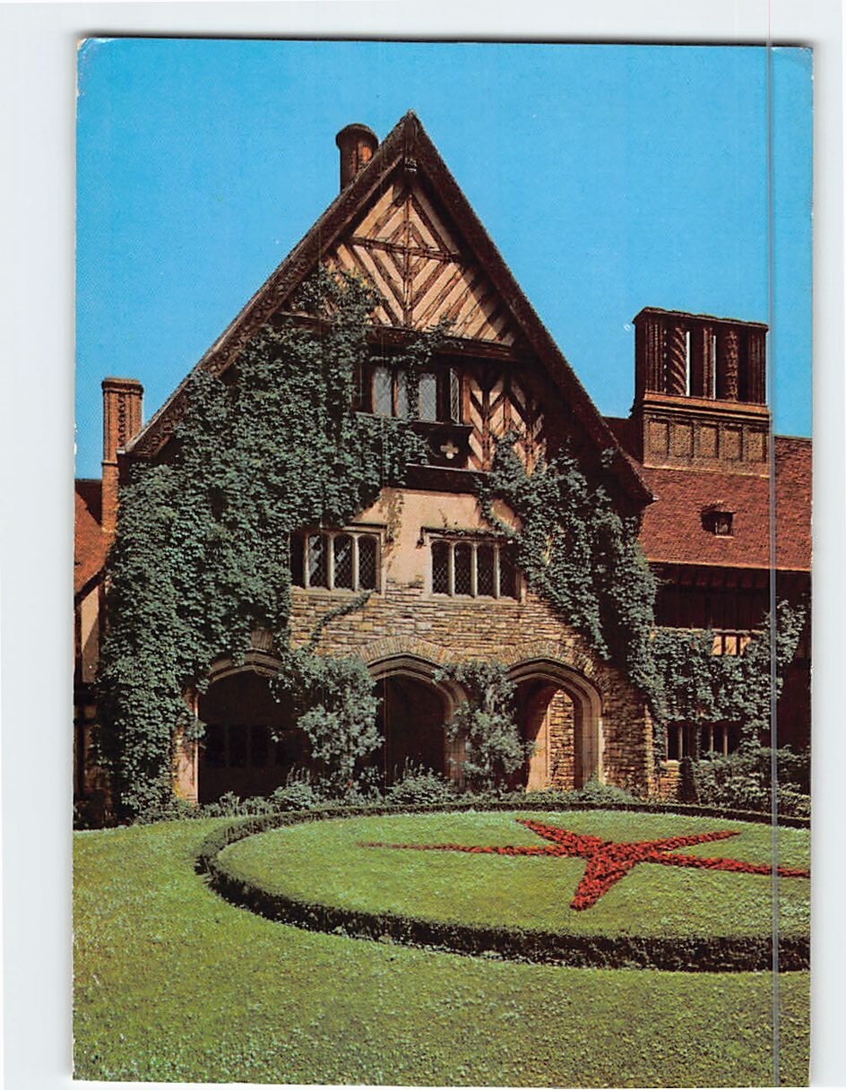 Postcard Inner courtyard Cecilienhof Potsdam Germany
