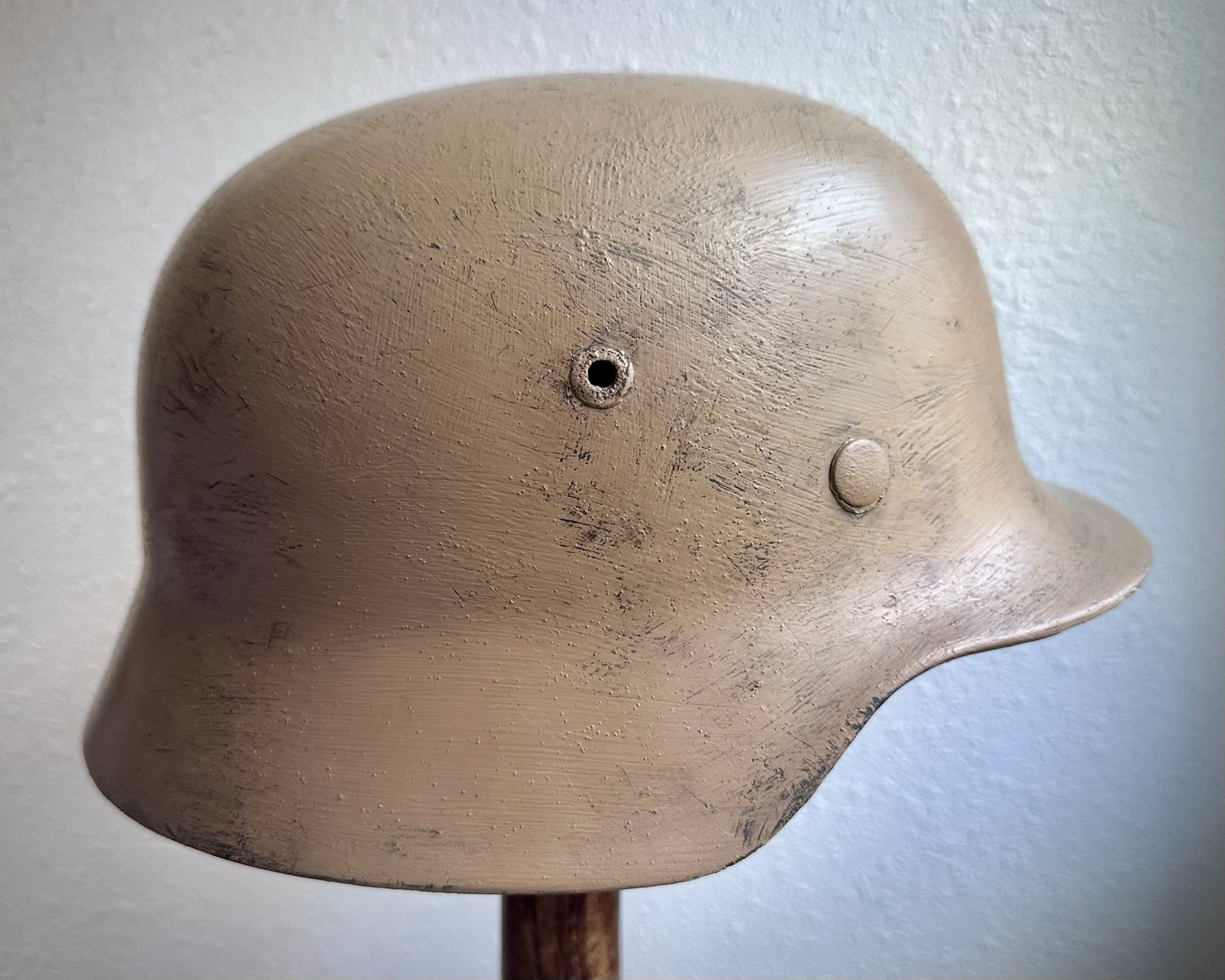 German M35 Heer SD DAK Helmet/Alexander & Sons Restored/Size 66 (ET66)/ATF Liner