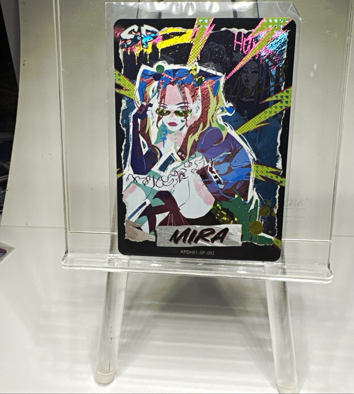Near Mint Mira #KPDH01-SP-002 Foil Signature; Kayou Kpop Demon Hunter