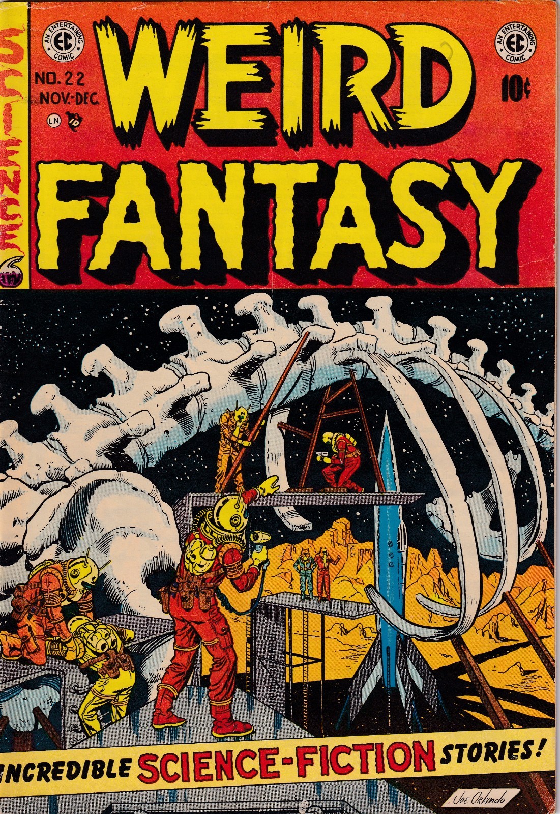 Weird Fantasy #22 Nov-Dec 1953 FN Last Issue