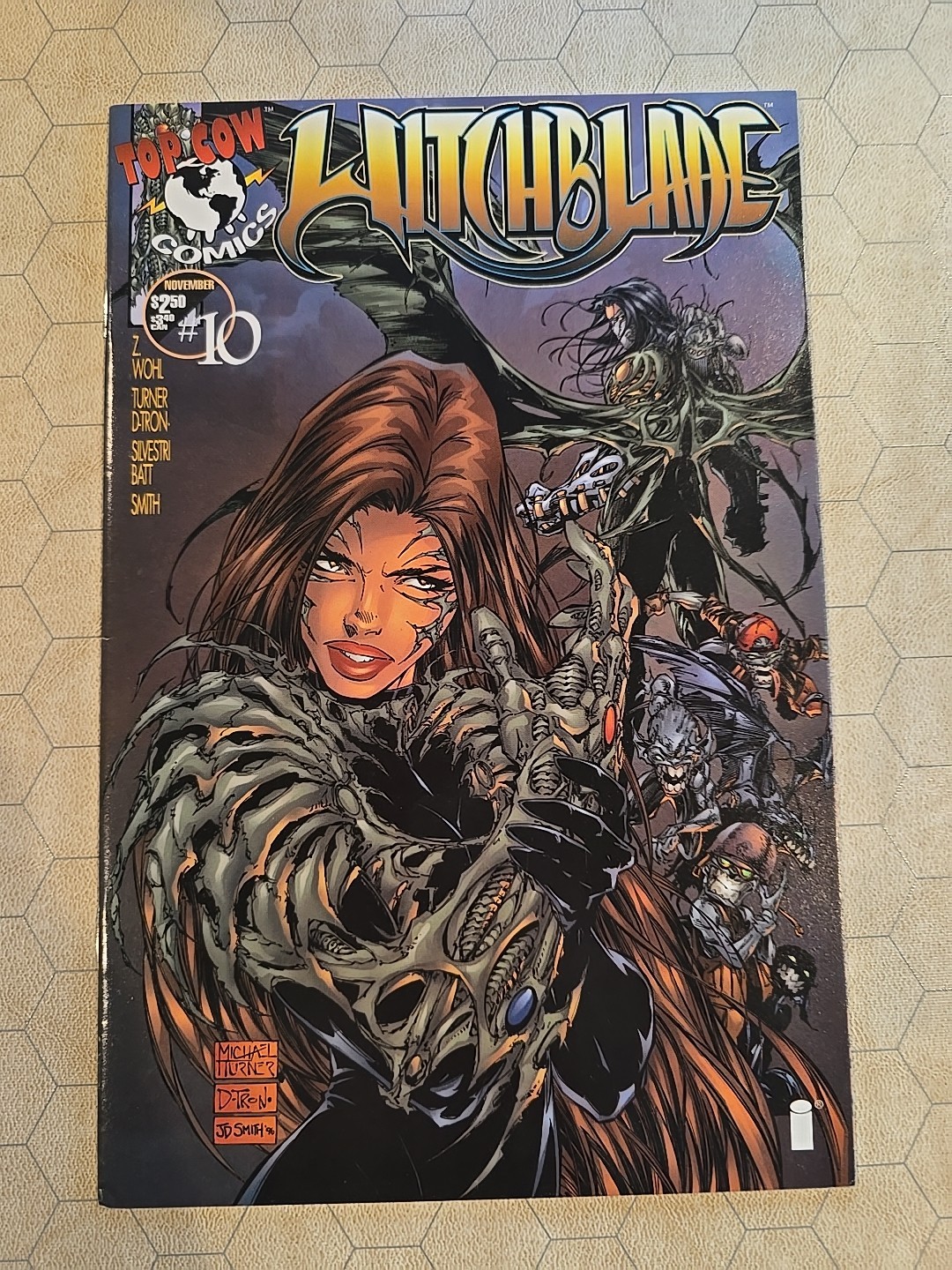 Witchblade Volume # 1 issue # 10  1st appearance of The Darkness Nov. 1996