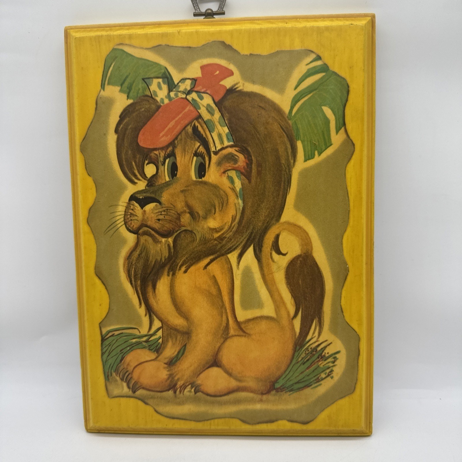 Vintage 1960s/70s 8X11 Wood Wall Hanging 