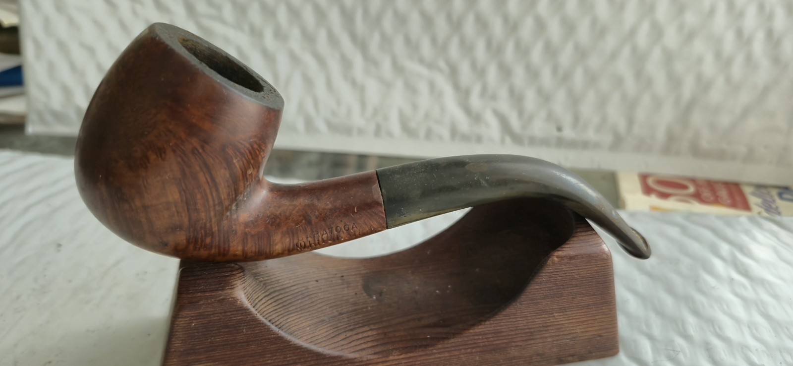 Vtg Whitehall Saratoga Imported Briar Bent Estate Pipe