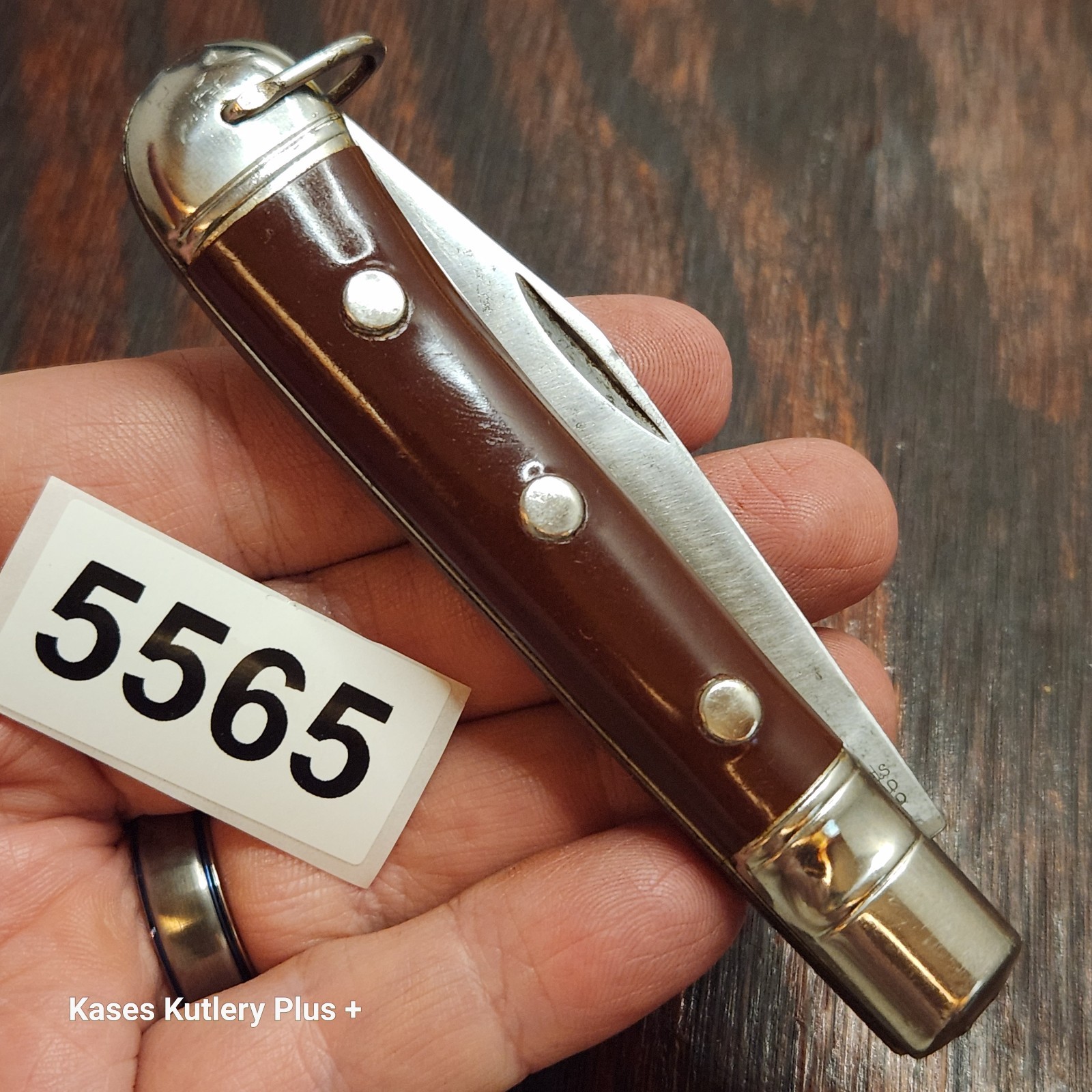 Richards Trapper Knife Made In Sheffield England 4.5\
