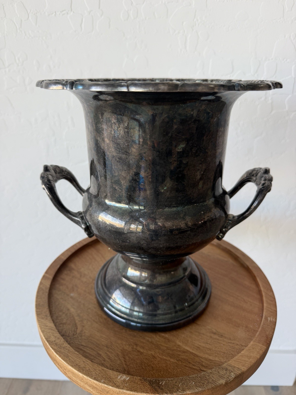 Vintage Gorham Silverplate Champagne Bucket Wine Cooler Urn Ornate Handles
