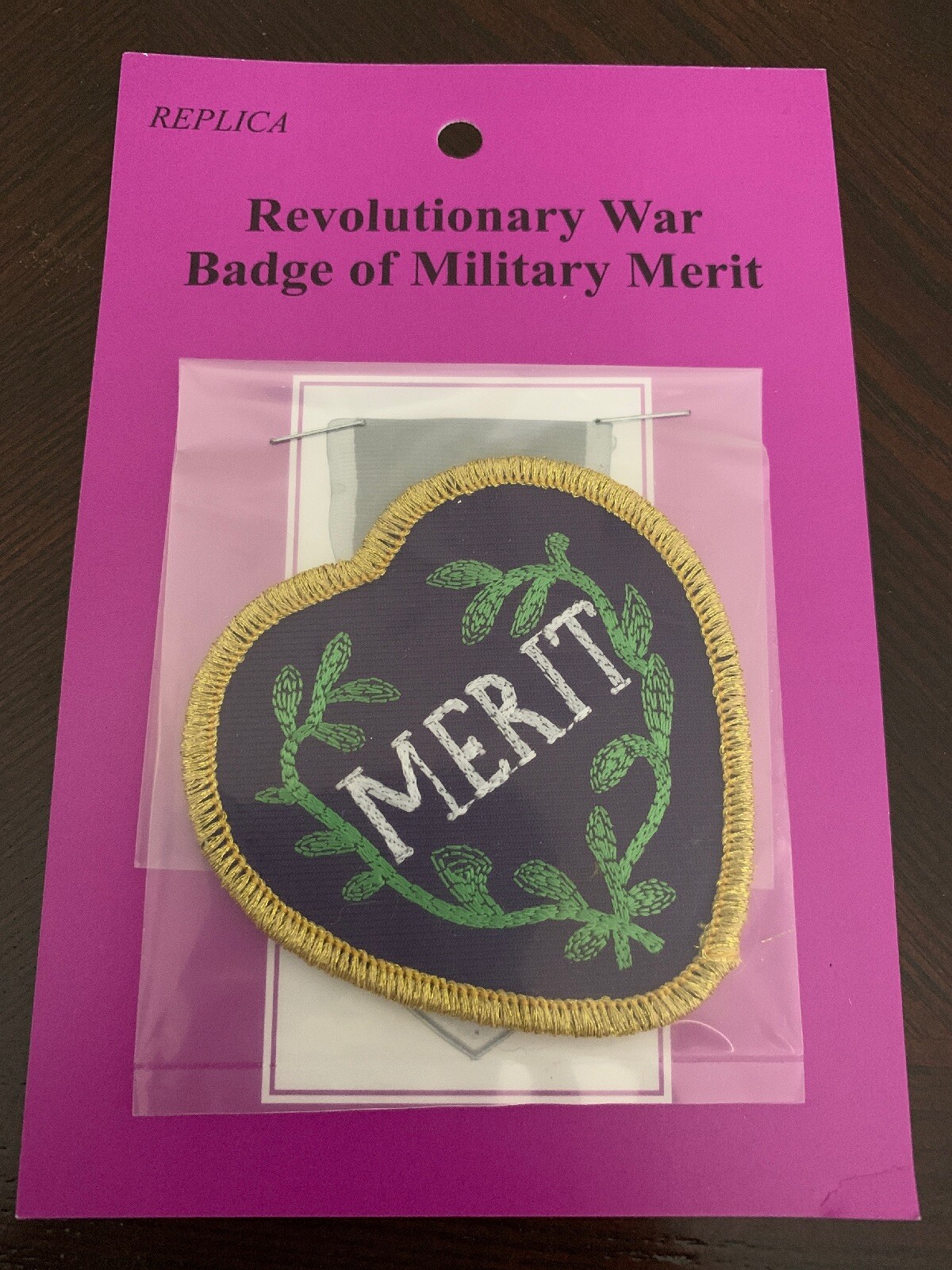 Revolutionary War Badge of Military Merit - Insignia Replica
