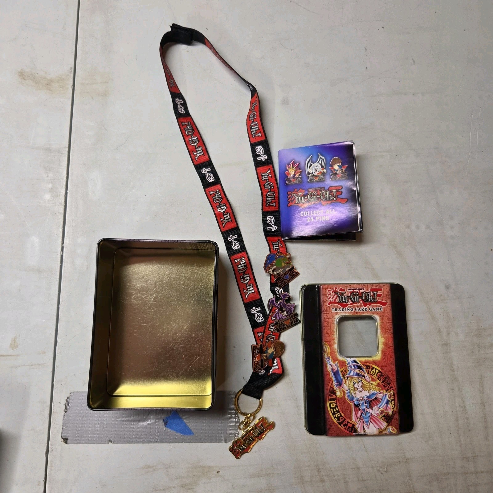 2003 Upper Deck Collector Pin Lot Yu-GI-Oh - W/ First Edition Kaiba And Lanyard