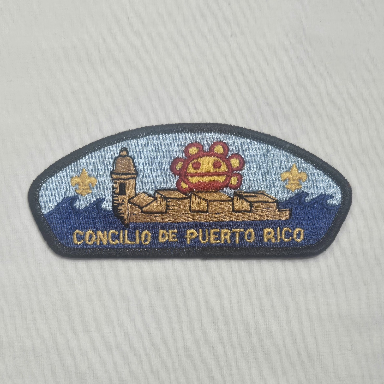 Vintage Concilio de Puerto Rico Council Shoulder Patch CSP, Scouts BSA PR016