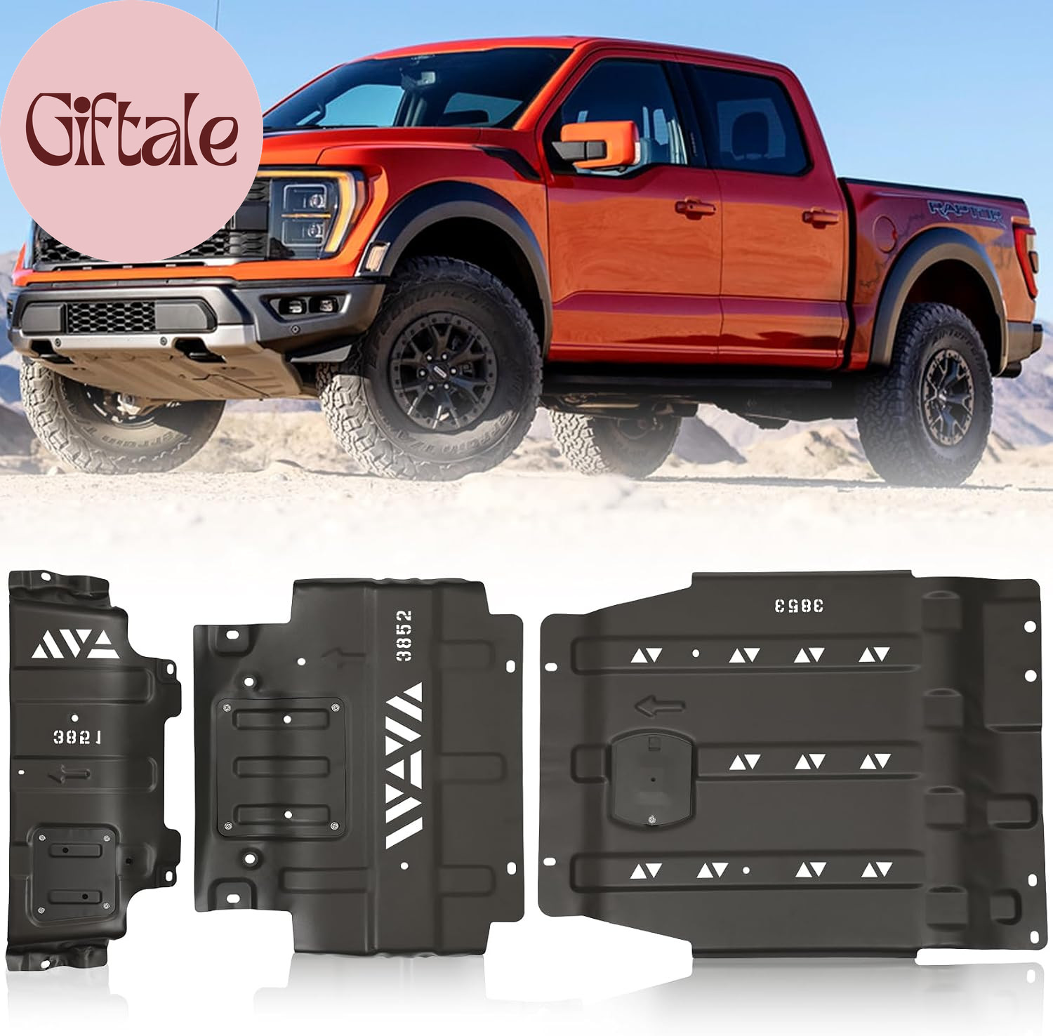 Full Skid Plate Kit for Ford F150 2015 2022 2 7L 3 3L 3 5L 5 0L