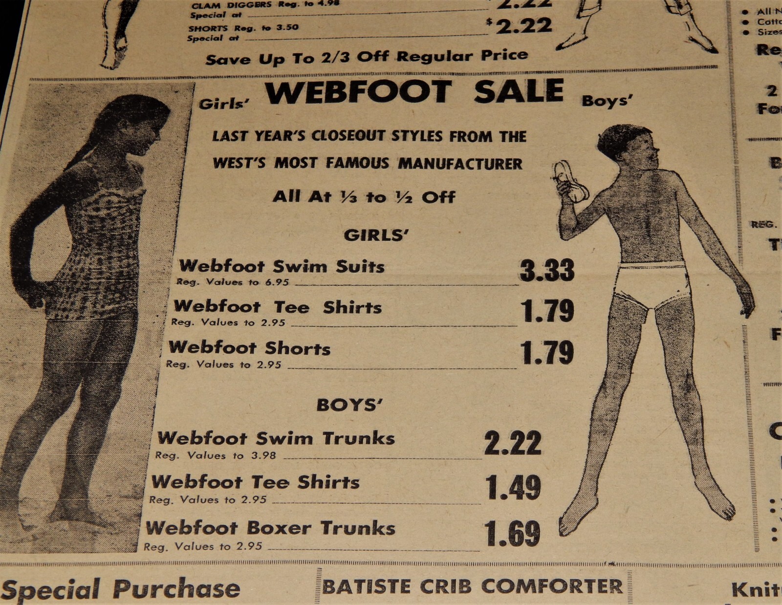 Vintage Advertisement,RICHLAND,WA, 1957, CC ANDERSONS,\