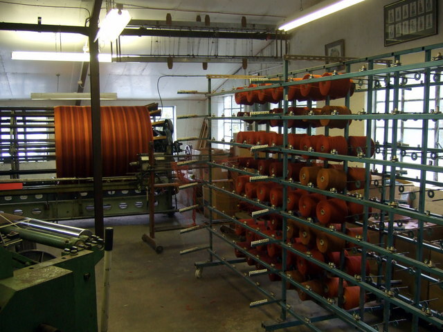 Photo 6x4 Wool at Melin Tregwynt Granston The wool has been spun and is r c2009