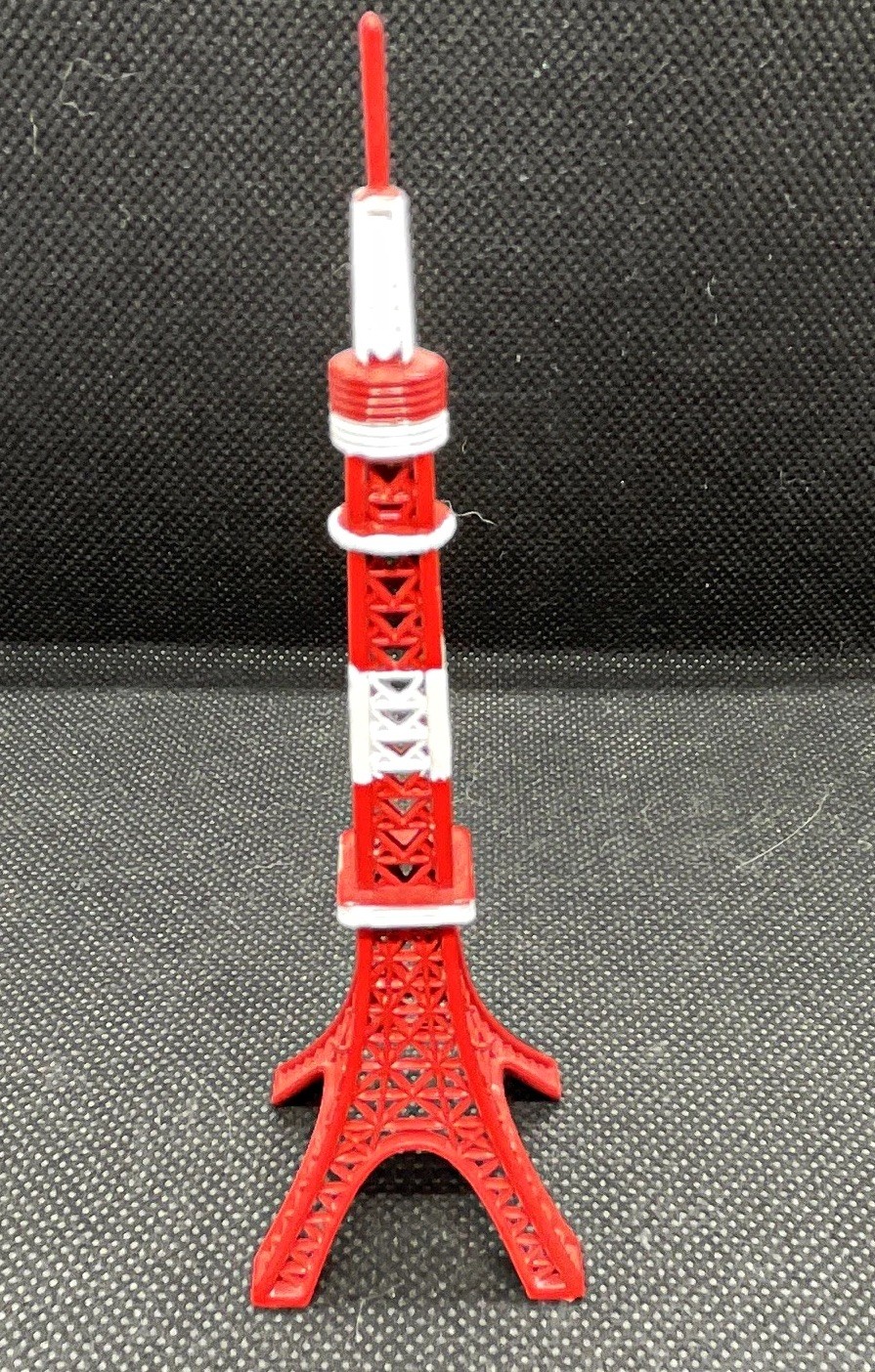 Tokyo Tower Japan Miniature Metal Replica Souvenir Red White 4