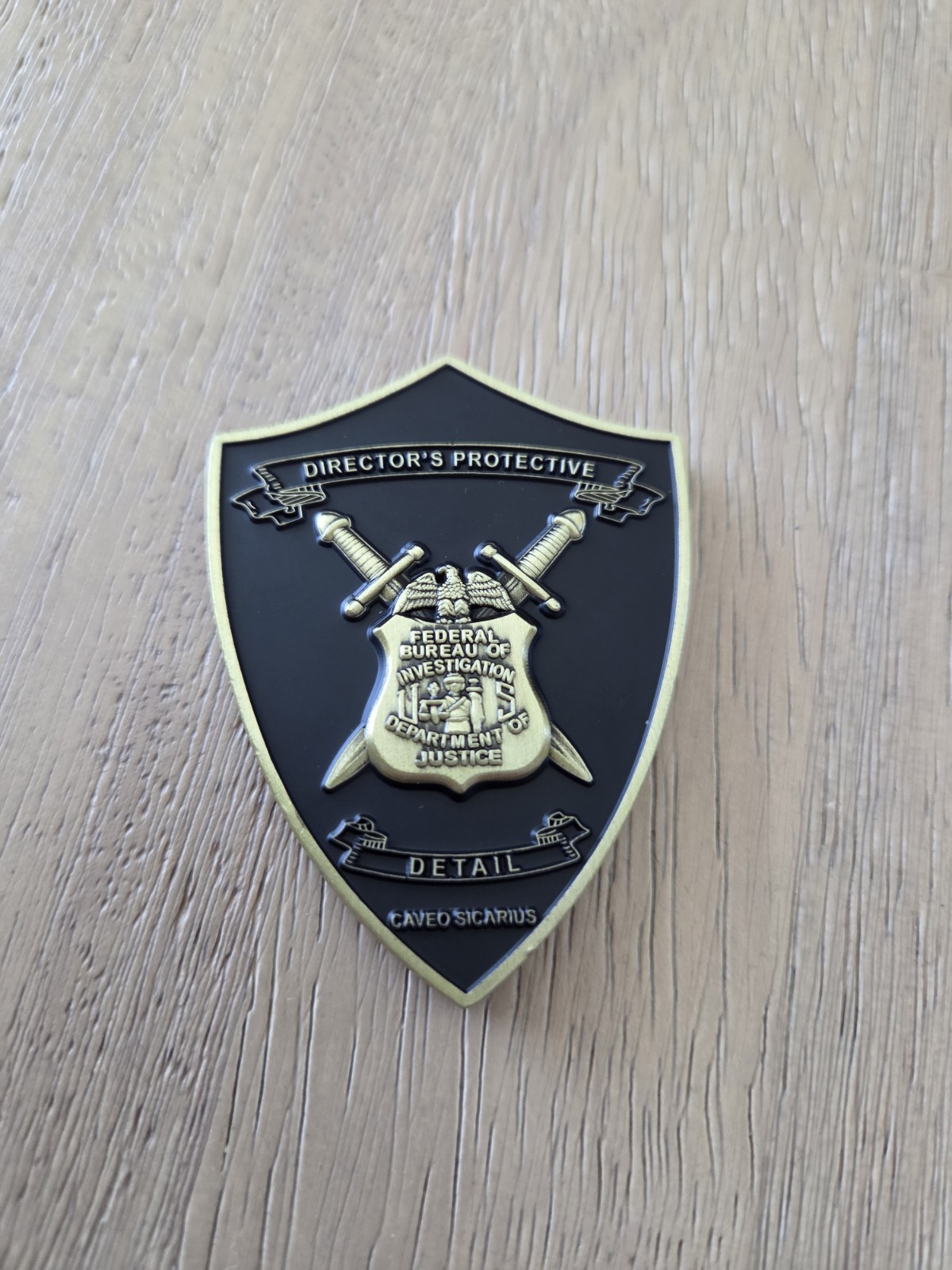 FBI DOJ Director's Protective Detail Kash Patel Challenge Coin