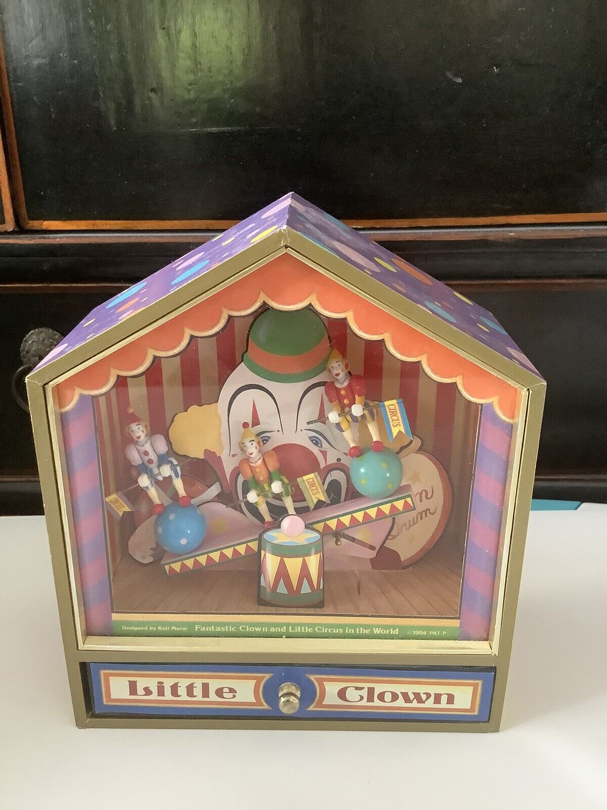 Sankyo Fantastic Clown Little Circus World Music Animated 1994 Rare Koji Murai 