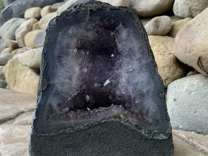 SALE 10 lb BIG Amethyst Geode,Cathedral Crystal Cluster,Amethyst Uruguay