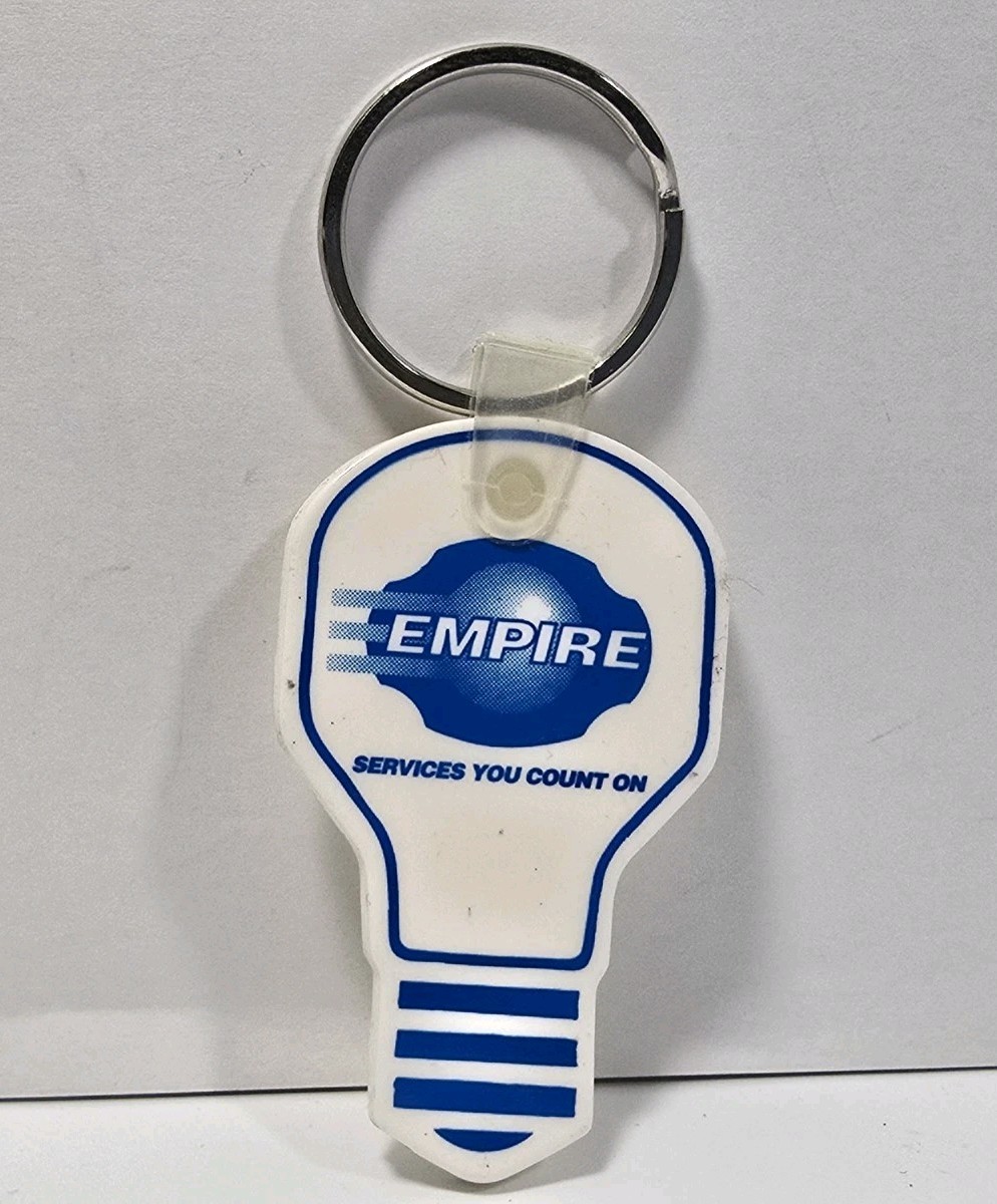 Vintage Empire Electric Lightbulb Keychain