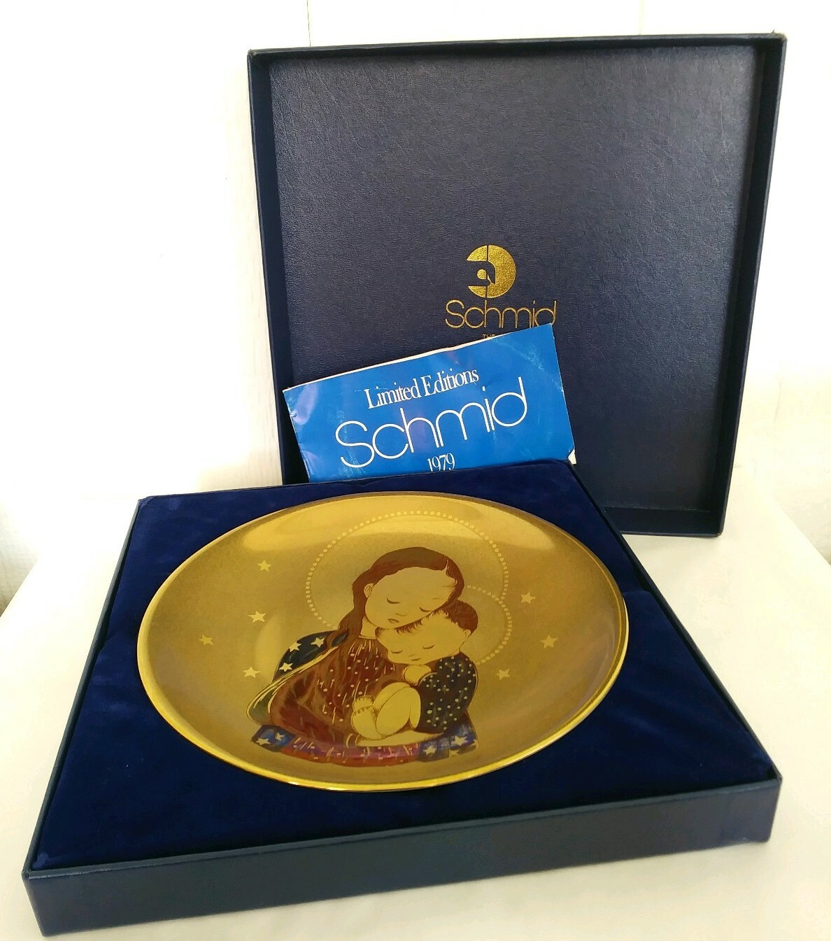 Schmid Tranquility Plate Sister Berta Hummel Numbered Limited Edition w/ Box Schmid Tranquility Plate Sister Berta Hummel Numbered Limited Edition w/ Box