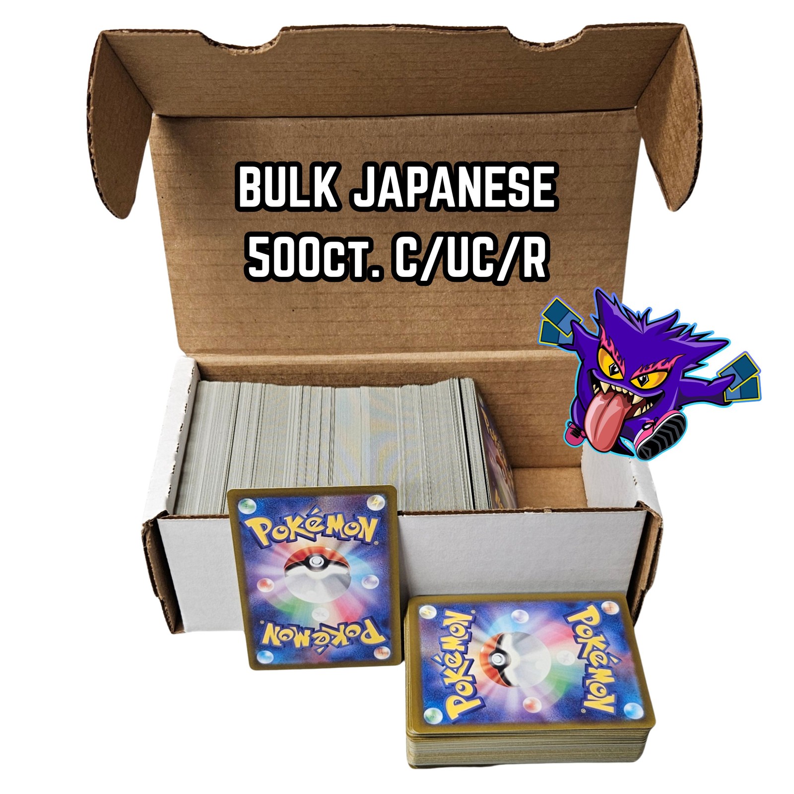 Pokemon 500ct. Japanese Bulk C/UC/Rares