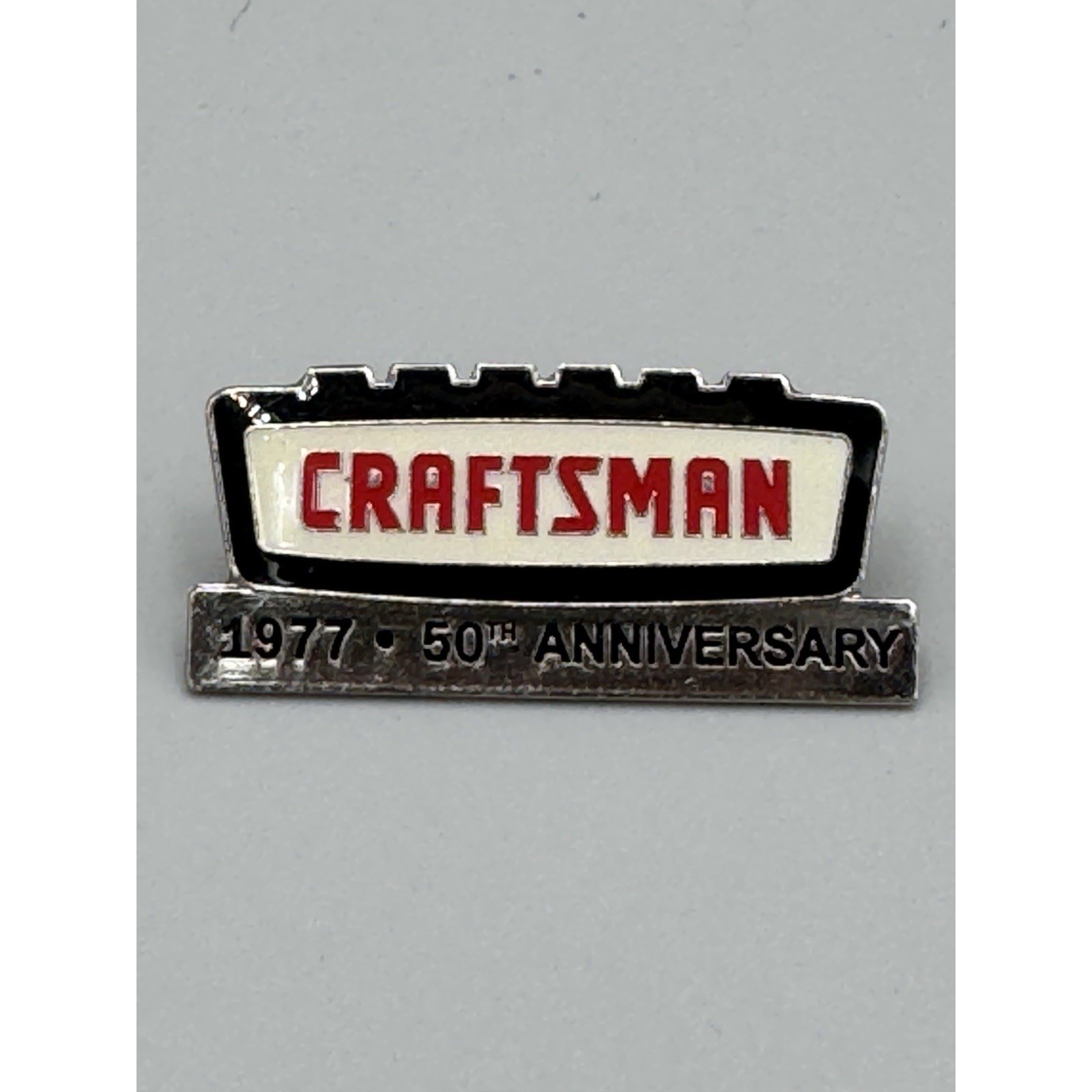 Vintage Craftsman 50th Anniversary Lapel Pin 1977 Vintage Craftsman 50th Anniversary Lapel Pin 1977
