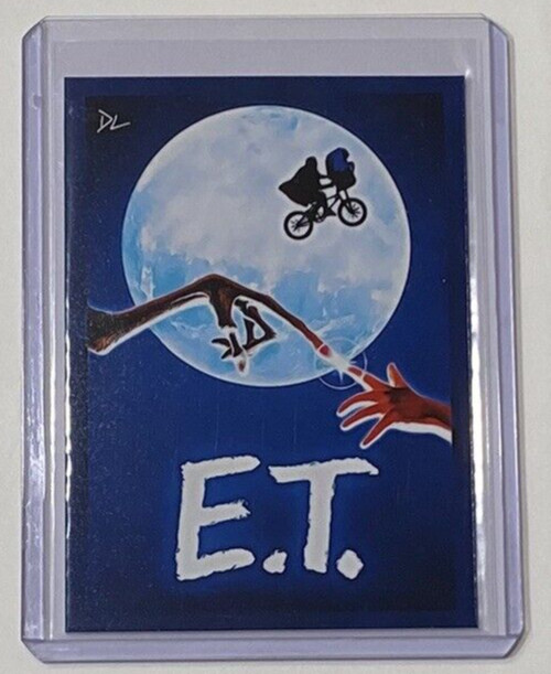 E.T. Limited Edition Artist Signed The Extra-Terrestrial Movie Poster Card 6/10