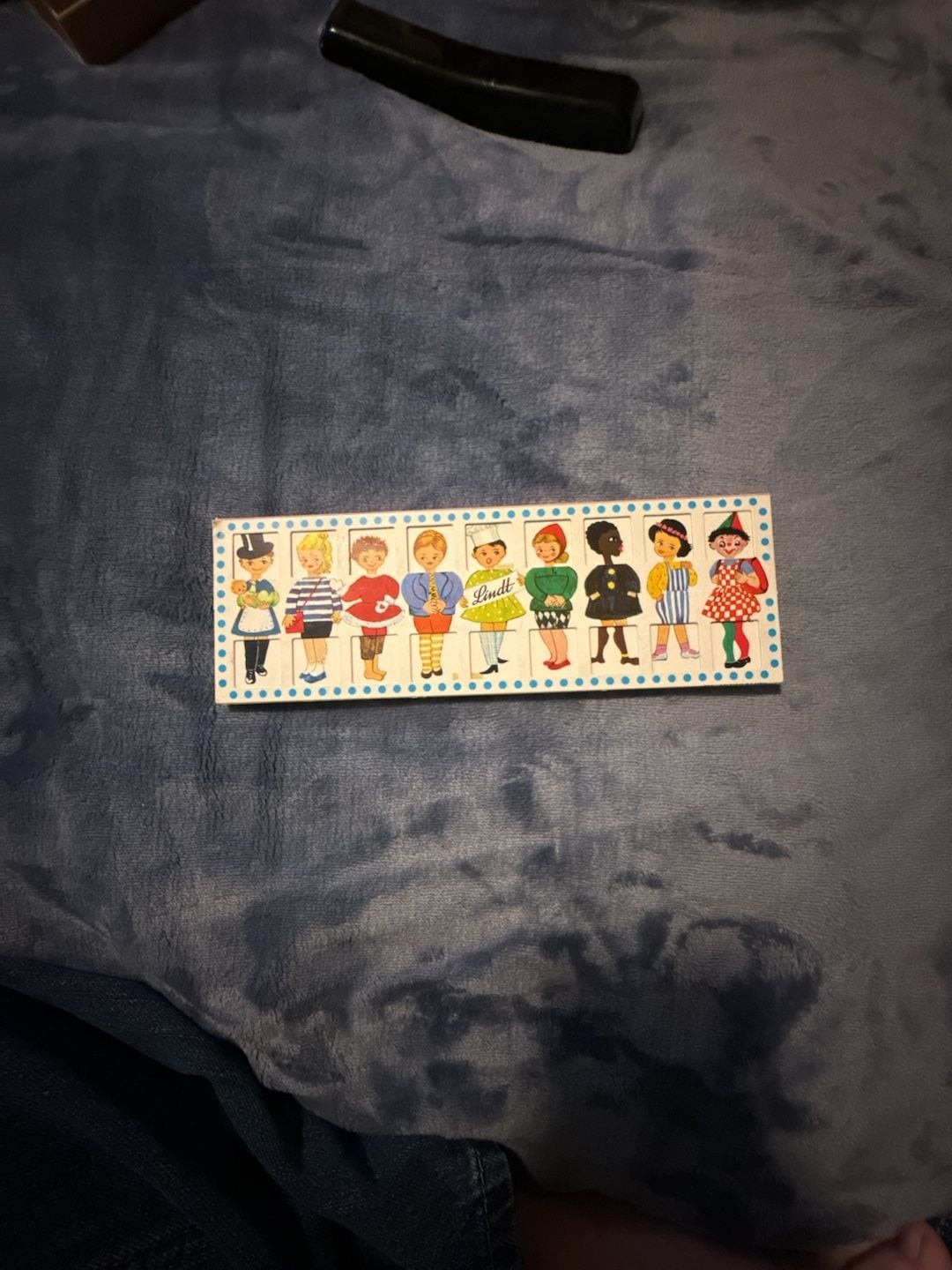 Vintage Lindt & Sprüngli Sliding Picture Chocolate Box Featuring Mix-and-Match