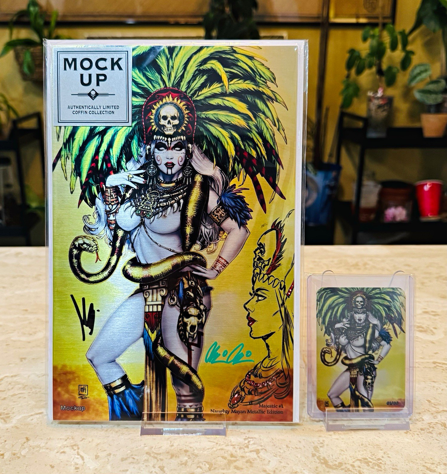 Lady Death: Majestic #1 - Naughty Mayan Metallic Edition (Mockup) - Remarqued